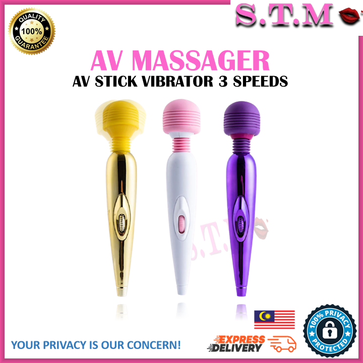 AV Stick Vibrator – Multi-Speed Rechargeable Massager for Pleasure