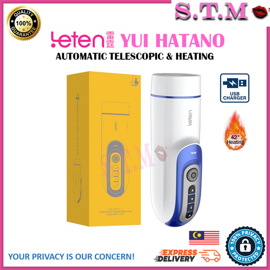 LETEN AV Yui Hatano – Rechargeable Automatic Telescopic Masturbator