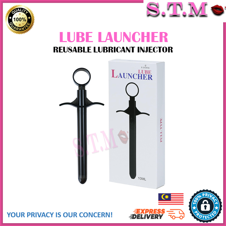 Reusable Lube Launcher - Lubricant Injector For Vagina & Anal