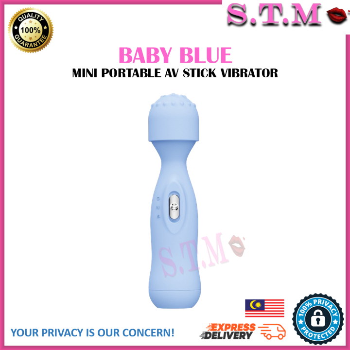 Portable Mini Baby Bottle AV Massager with Beaded Head and Soft Touch