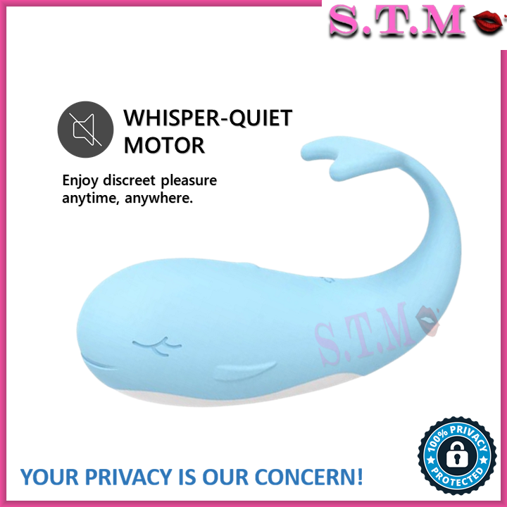 App-Controlled Whale Vibrator – 10 Vibration Modes & USB Rechargeable
