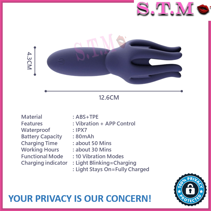 GALAKU Octopus Glans Vibrator Male Head Trainer & Vibrating Masturbator for Penis Exercise
