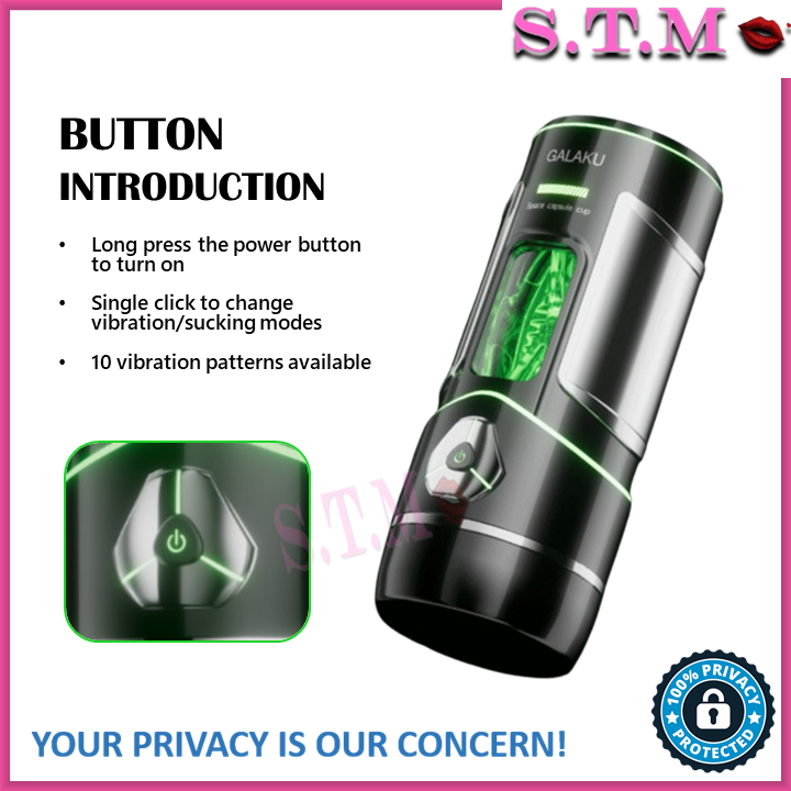 GALAKU Phantom X AI Smart Electric Masturbator Cup Automatic Suction & Vibration with Remote Control
