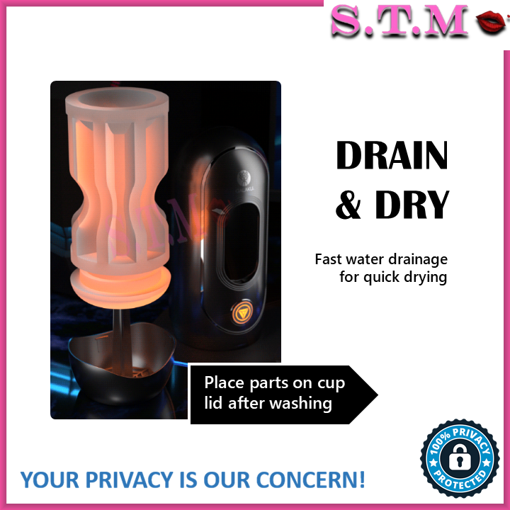 GALAKU Devourer Smart Masturbator Cup APP-Controlled Dual Stimulation with Vibration & Suction