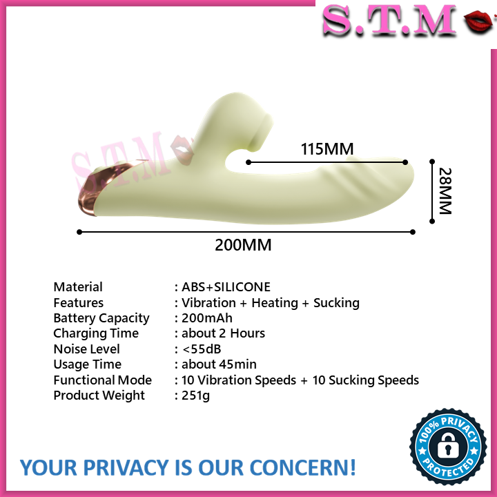 JIUAI Qindou Wand Vibrator for Women Dual-Ended Multi-Speed AV Massager