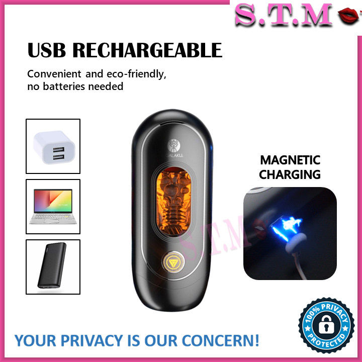 GALAKU Devourer Smart Masturbator Cup APP-Controlled Dual Stimulation with Vibration & Suction