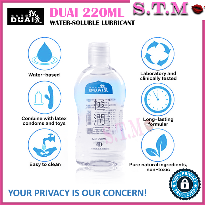 DUAI 220ML Water-Based Lubricant – Smooth & Long-Lasting Formula
