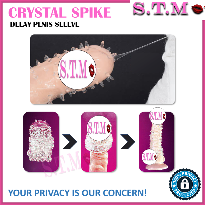 Crystal Spike Condom โ Reusable Penis Extender for Maximum Pleasure