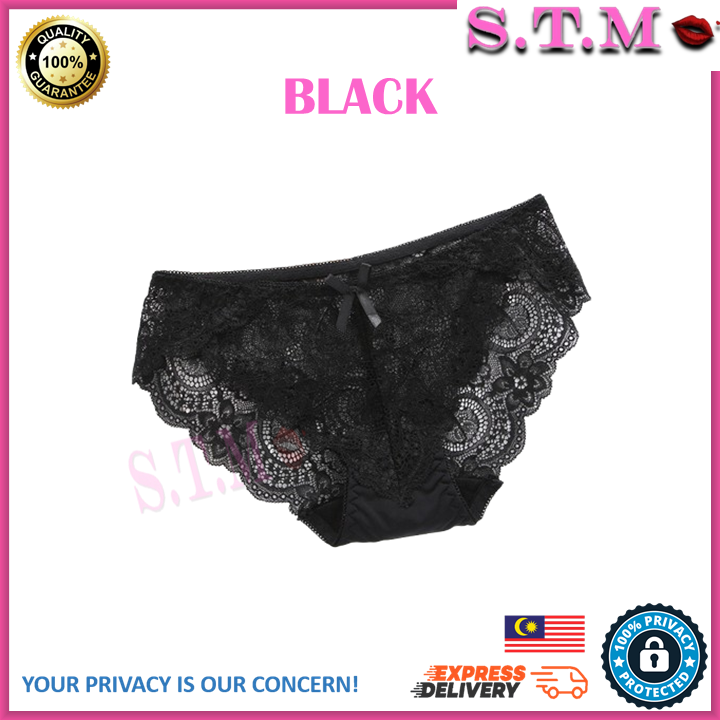 Transparent Lace Sexy Panties Ladies Seamless Thongs Hollow Briefs Low Waist Underwear