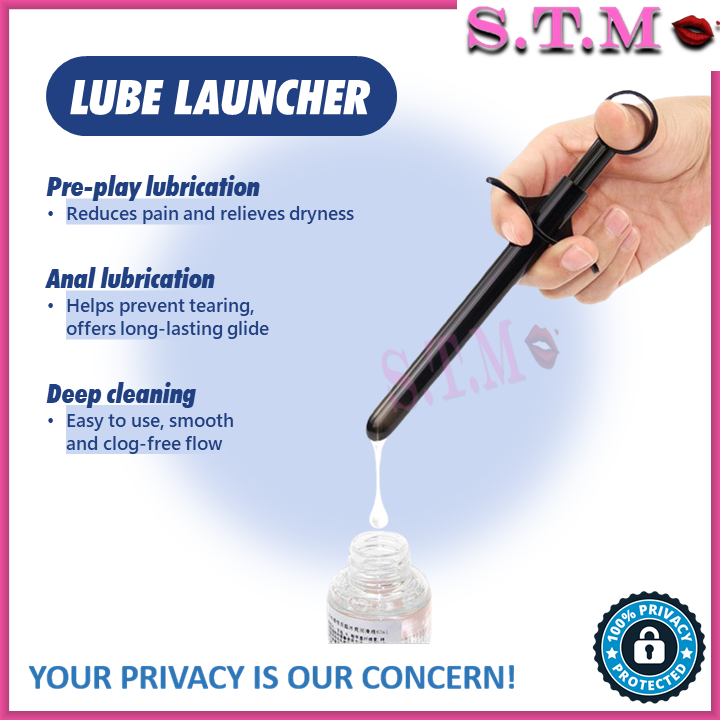 Reusable Lube Launcher - Lubricant Injector For Vagina & Anal