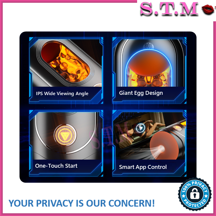 GALAKU Devourer Smart Masturbator Cup APP-Controlled Dual Stimulation with Vibration & Suction