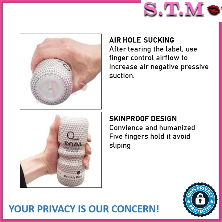 SNAIL CUP Japan AV – Transparent Masturbation Cup for Men