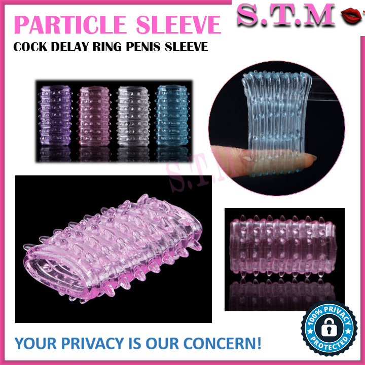 Silicone Particle Cock Ring โ Reusable Penis Sleeve for Delay & Enlargement