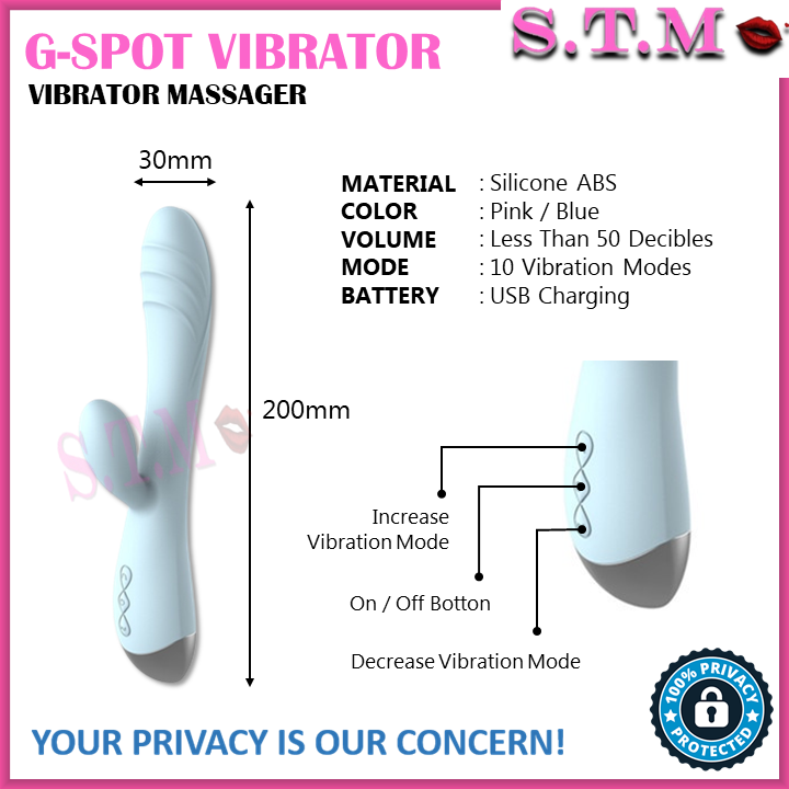 Rechargeable G-Spot Vibrator – 10-Speed Powerful Climax Massager