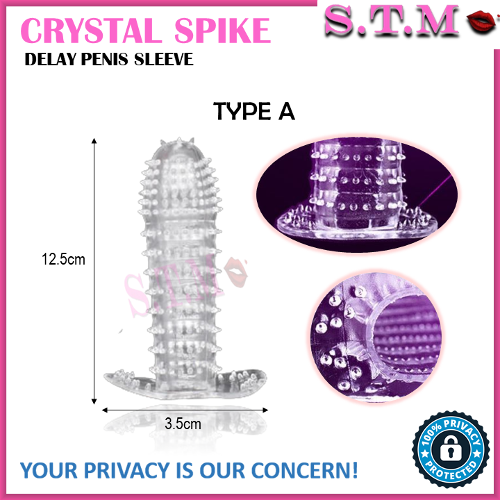 Crystal Spike Condom โ Reusable Penis Extender for Maximum Pleasure