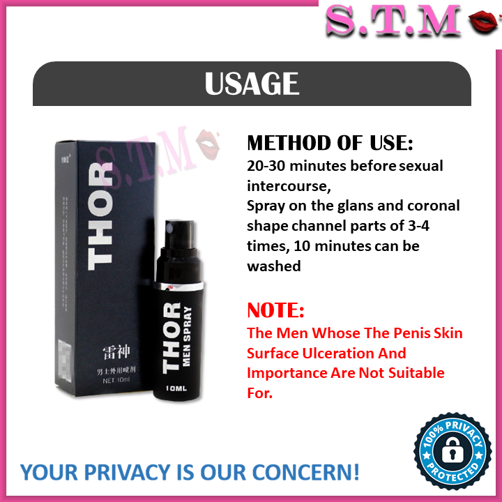 THOR Delay Spray – Long-Lasting Performance for Men