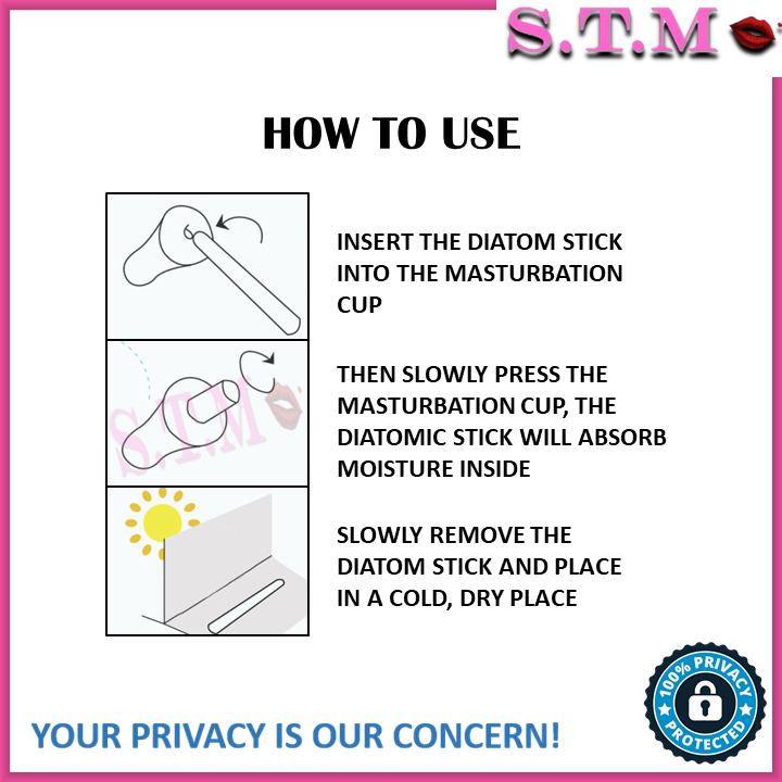 Sex Toy Cleaning Rod – Quick Dry Diatomite Absorbent Stick for Masturbators