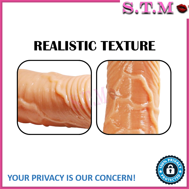 Reusable 18cm Penis Sleeve Extender Realistic Textured Cock Extender