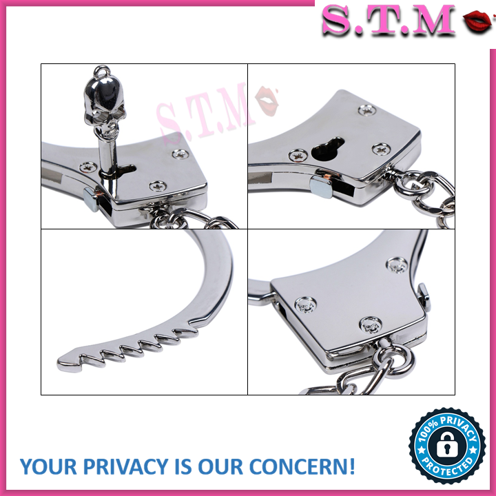 BDSM Premium Quality Skeleton Handcuff - Stainless steel Hand Cuff