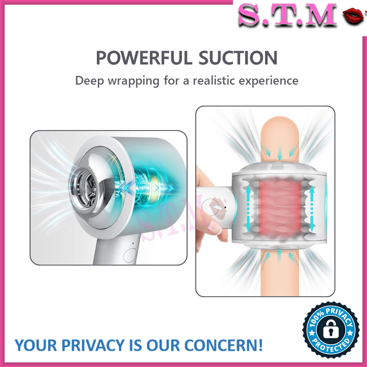 TROUVAILLE Automatic Masturbator – Strong Vibration & USB Rechargeable