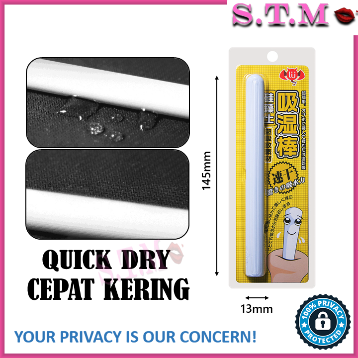 Sex Toy Cleaning Rod – Quick Dry Diatomite Absorbent Stick for Masturbators