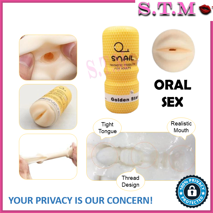 SNAIL CUP Japan AV – Transparent Masturbation Cup for Men