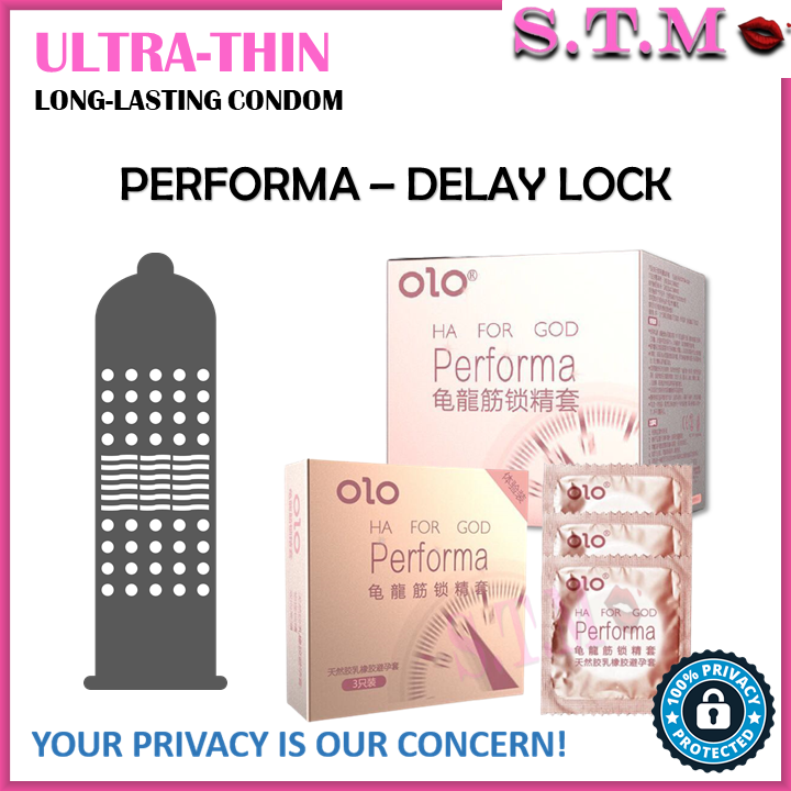 OLO 001 Ultra-Thin Condoms – Time Delay & Spike Particles for Long-Lasting Pleasure