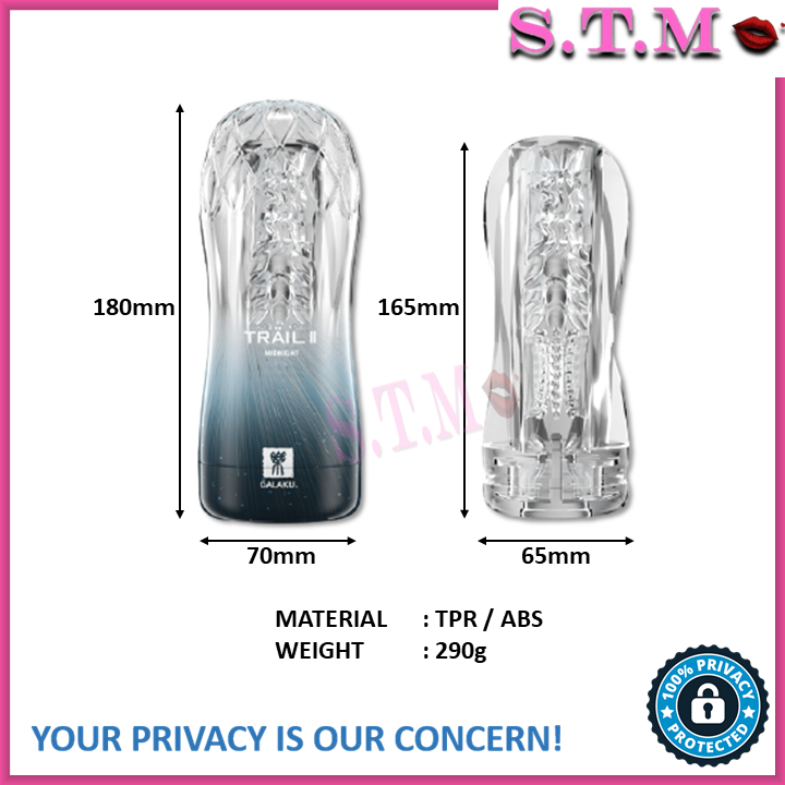 JAPAN GALAKU TRAIL II – Transparent Training Masturbator Cup for Men