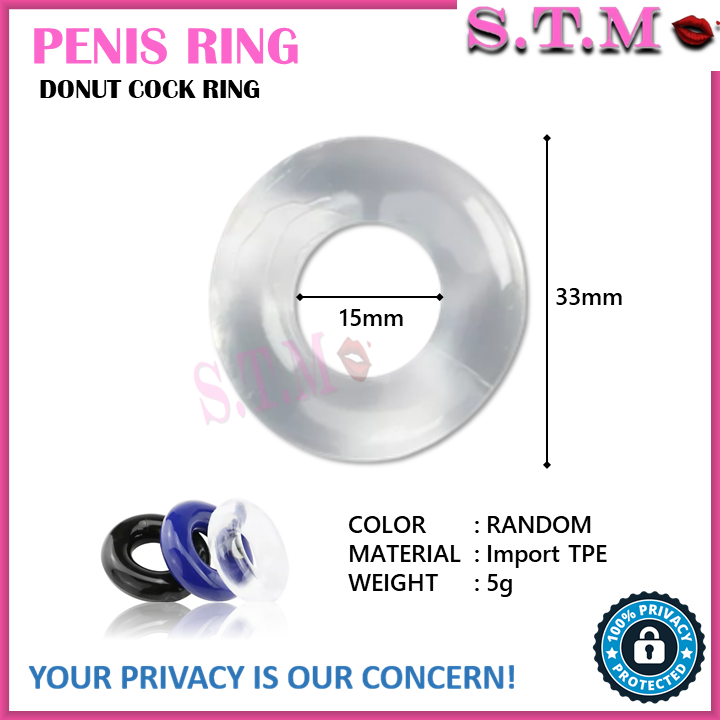 1 PCS Silicone Cock Ring – Long-Lasting & Time Delay for Enhanced Performance