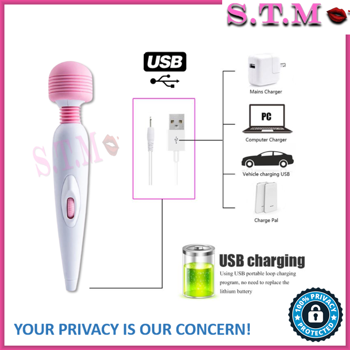 AV Stick Vibrator – Multi-Speed Rechargeable Massager for Pleasure