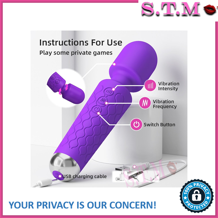 Rechargeable Cordless Vibrator โ G-Spot AV Massager for Women
