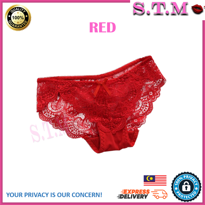 Transparent Lace Sexy Panties Ladies Seamless Thongs Hollow Briefs Low Waist Underwear