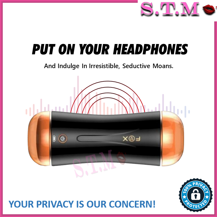 FOX 2-Sided Automatic Male Masturbator Dual Head Men Masturbation Cup