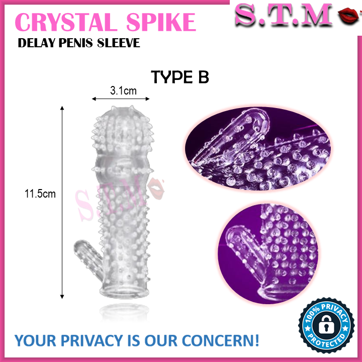 Crystal Spike Condom โ Reusable Penis Extender for Maximum Pleasure
