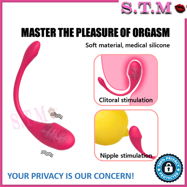 APP Controlled Wearable Pink Vibrator Egg – 9 Modes, Remote & Long-Distance Play