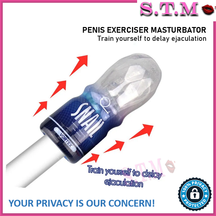 SNAIL Male Masturbator – Transparent AV Cup with Oral, Vagina & Anal Sensation