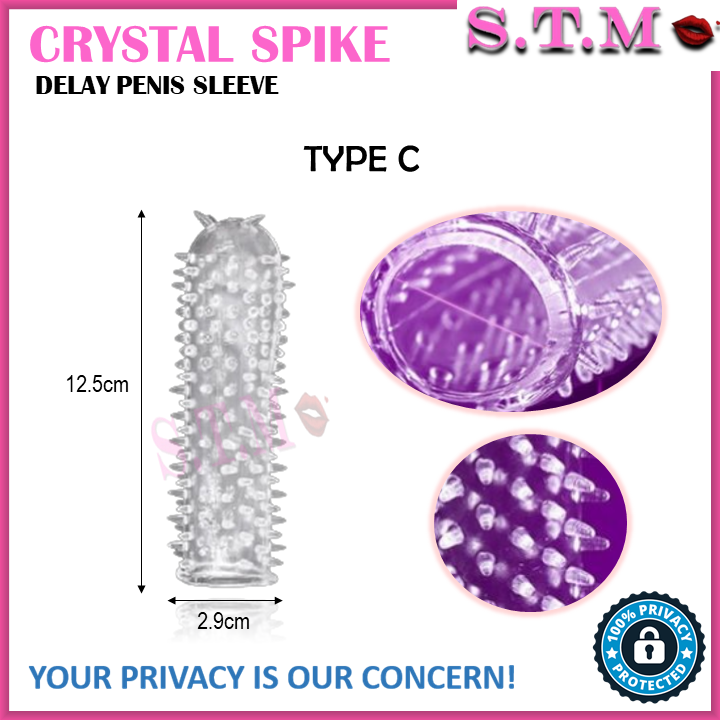 Crystal Spike Condom โ Reusable Penis Extender for Maximum Pleasure