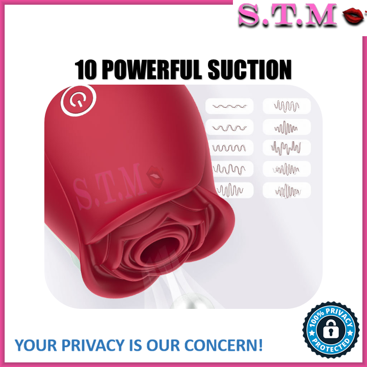 Rose Sucking Vibrator – 10 Intense Suction Modes for Ultimate Pleasure
