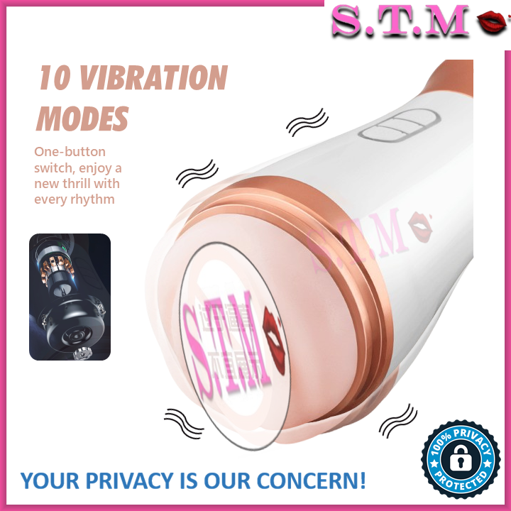 MIZZZEE Automatic Masturbation Cup with 5 Languages Sound - New Little Love Cup