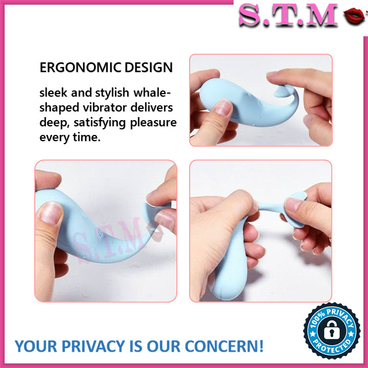 App-Controlled Whale Vibrator – 10 Vibration Modes & USB Rechargeable