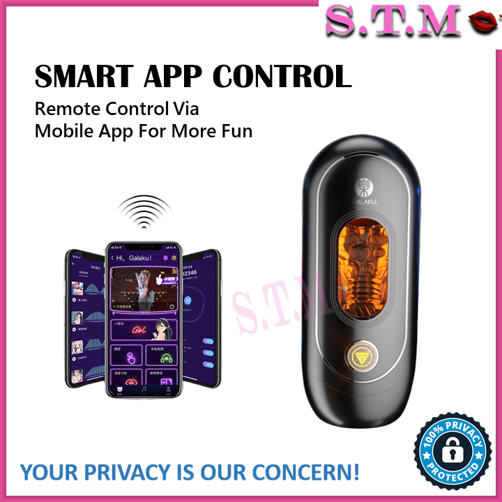 GALAKU Devourer Smart Masturbator Cup APP-Controlled Dual Stimulation with Vibration & Suction