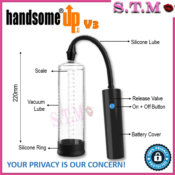 HANDSOME UP V3 Penis Pump – Powerful Automatic Vacuum Pump