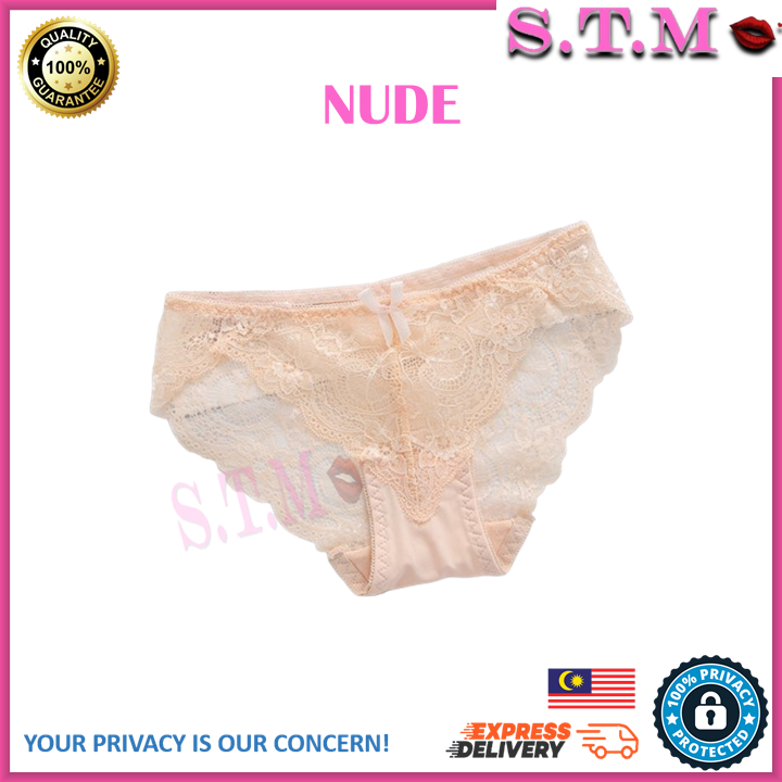 Transparent Lace Sexy Panties Ladies Seamless Thongs Hollow Briefs Low Waist Underwear