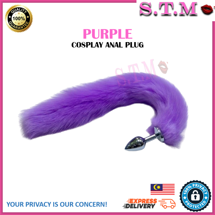 BDSM Sexy Fox Tail Anal Plug Cosplay Metal Butt Plug High Quality