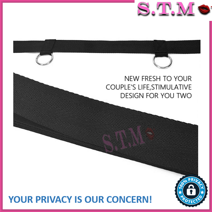 BDSM Bondage Strap Restraints – Adjustable Bed & Couples Play Set