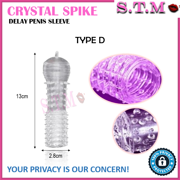 Crystal Spike Condom โ Reusable Penis Extender for Maximum Pleasure