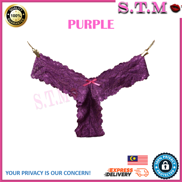 Women Sexy G String Transparent Lace Underwear Hollow Panties T Back Thong