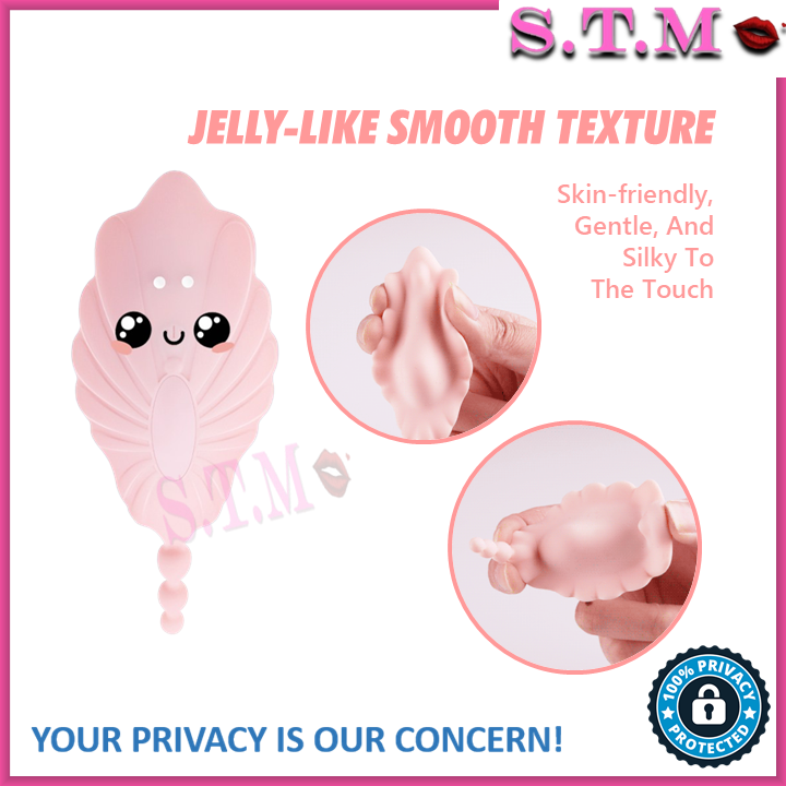 Playful Pearl Remote Panty Vibrator - Raffish Seashell AV Vibrator With Remote Control