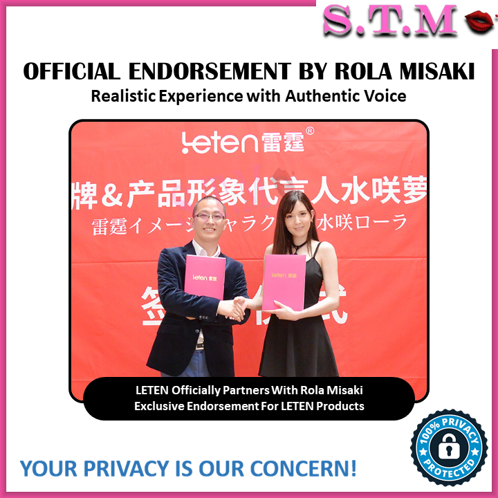 LETEN AV Rola Misaki Rechargeable Automatic Telescopic Male Masturbator Cup