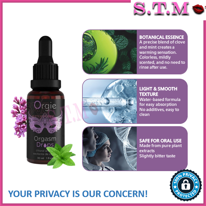 Orgie "Sexy Vibe" Heating Sensation Gel 15ml Arousal Enhancer for Women